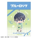 (PO) Blue Lock Acrylic Key Chain Isagi Yoichi Teddy Bear Original Illustration Image_2