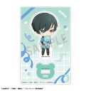(PO) Blue Lock Mini Acrylic Stand Itoshi Rin Teddy Bear Original Illustration Image_2