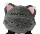 (PO) Bungo Stray Dogs withCAT Plush Key Chain with Eye Mask Akutagawa Ryunosuke Image_2