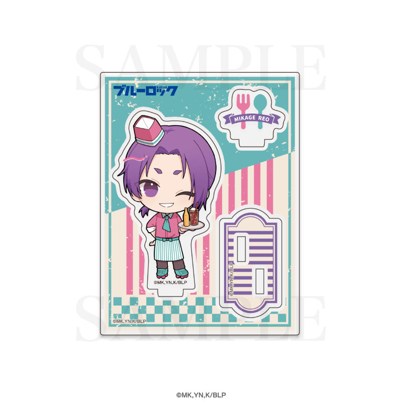 (PO) Blue Lock Blue Lock Diner Mini Character Acrylic Stand Mikage Reo Image_1