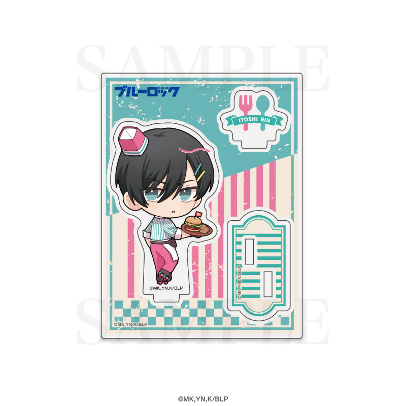 (PO) Blue Lock Blue Lock Diner Mini Character Acrylic Stand Itoshi Rin Image_1