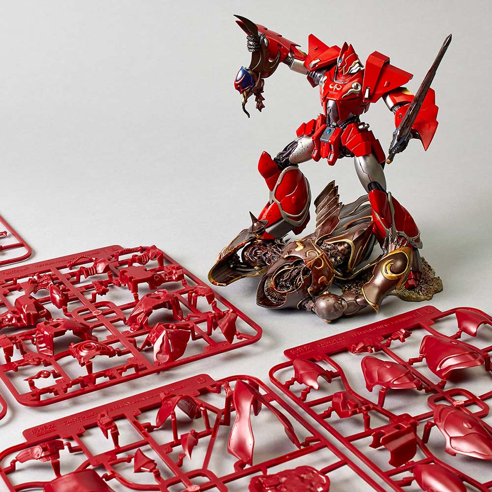(PO) ARTPLA SCULPTURE WORKS PANZER WORLD GALIENT The Iron Crest - TETSUKYOJIN VS JASHINHEI Image_19