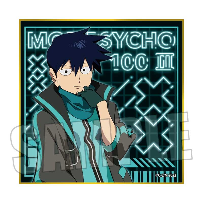 (PO) Mini Shikishi Mob Psycho 100 III Kageyama Ritsu Cyberpunk Ver. Image_1
