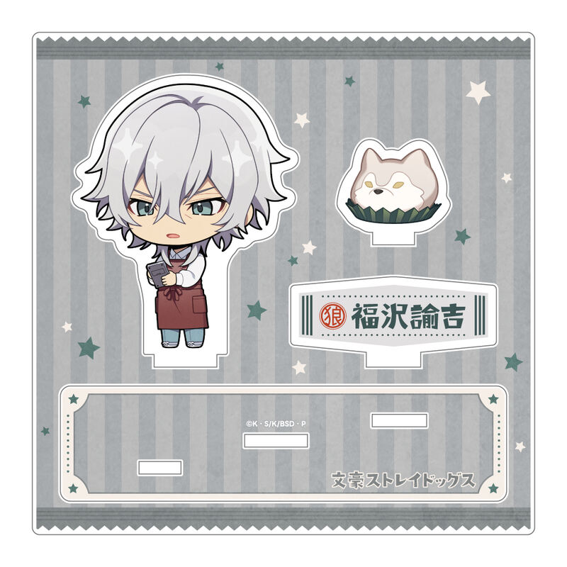 (PO) Bungo Stray Dogs Mini Acrylic Diorama Bungo Dagashi Shop Ver. Fukuzawa Yukichi Image_2