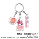 (PO) Sanrio Characters Macaron Triple Acrylic Key Chain 02 My Melody Image_1