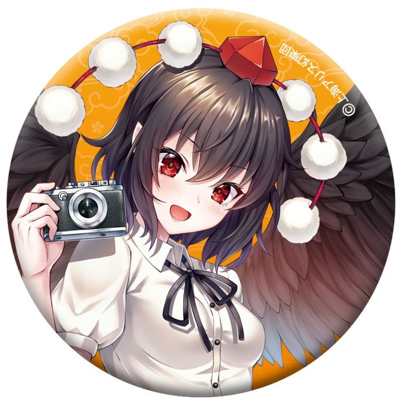 (PO) Touhou Project Can Badge Shameimaru Aya Image_1