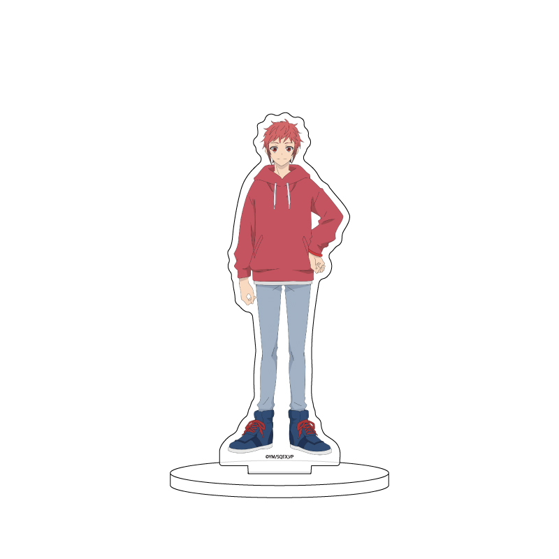 (PO) Acrylic Stand Mr. Villain's Day Off 03 Akatsuki Red (Official Illustration) Image_1