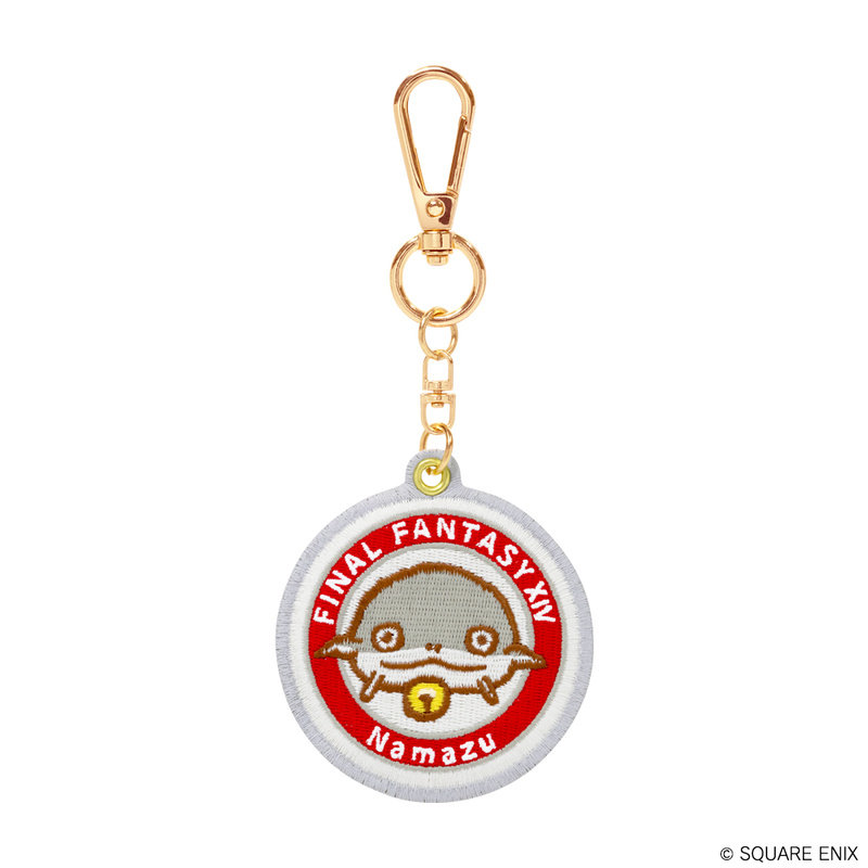 (PO) Final Fantasy XIV Patch Key Chain Namazu & Odder Otter Image_1