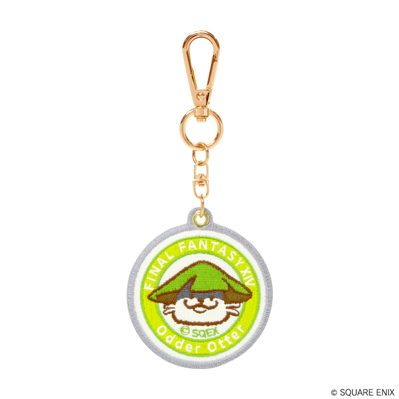 (PO) Final Fantasy XIV Patch Key Chain Namazu & Odder Otter Image_2