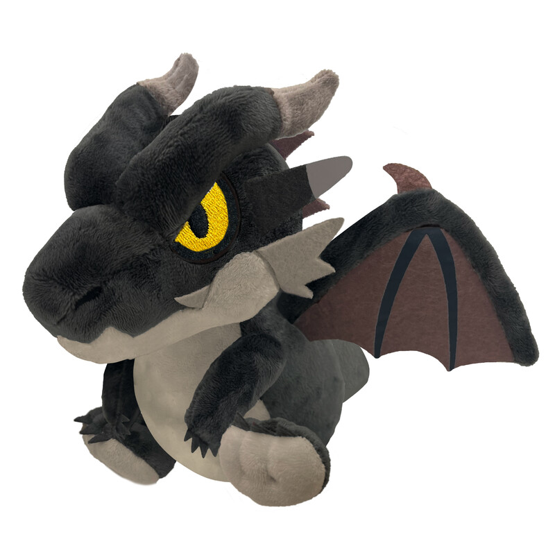 (PO) Monster Hunter Deformed Plush Black Dragon Fatalis Image_1