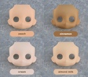 (PO) Nendoroid Doll Customizable Face Plate Narrowed Eyes: Without Makeup (Peach) Image_4