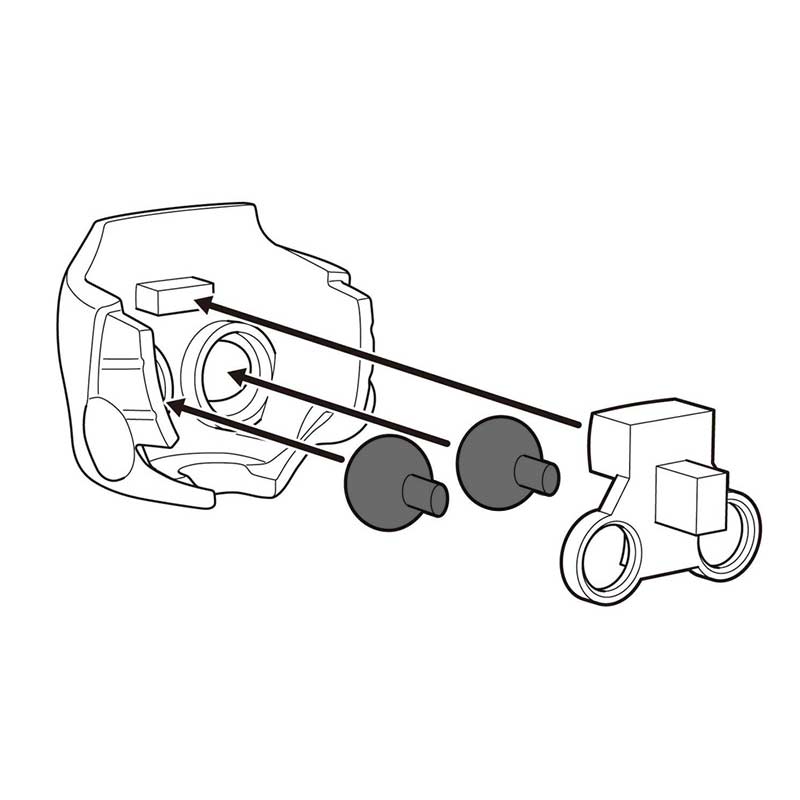 (PO) Nendoroid Doll Customizable Face Plate Narrowed Eyes: With Makeup (Peach) Image_3