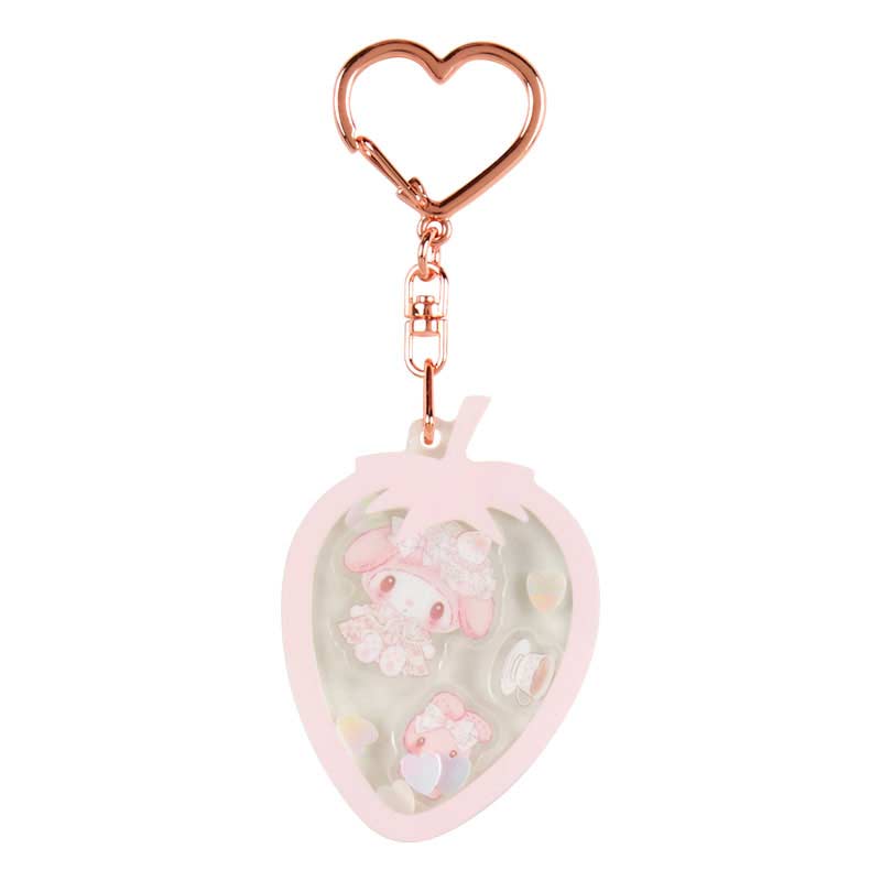 My Melodyl Secret Key Holders White Strawberry Tea Time Image_2