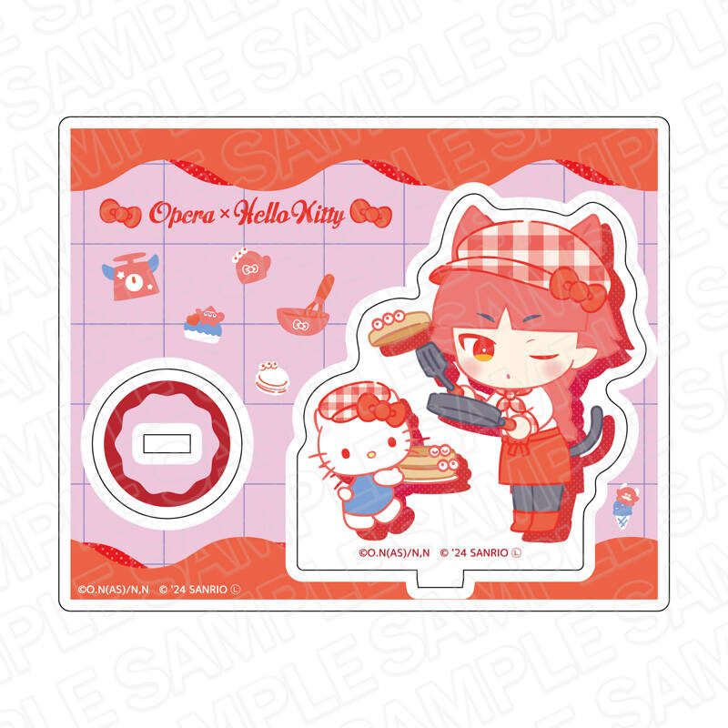 (PO) Welcome to Demon School! Iruma-kun x Sanrio Characters Acrylic Stand Opera x Hello Kitty Sweets Ver. Image_1