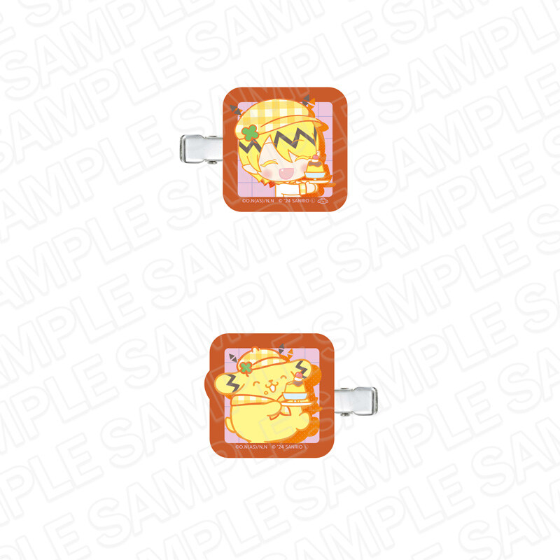 (PO) Welcome to Demon School! Iruma-kun x Sanrio Characters Hair Clip Shax Lead x Pom Pom Purin Sweets Ver. Image_1