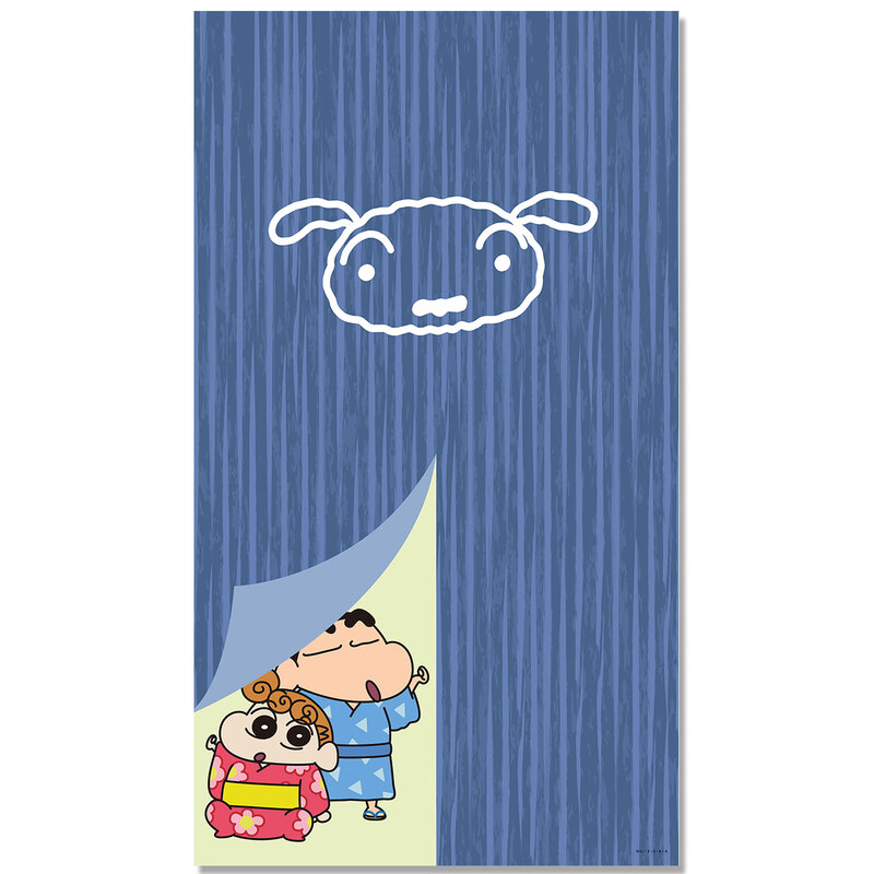 (PO) Crayon Shin-chan Multi Tapestry Noren Yukata Image_1