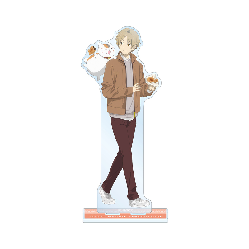 (PO) Natsume Yujincho Original Illustration Natsume Takashi & Nyanko-sensei Winter Outfit Ver. Big Acrylic Stand Image_1