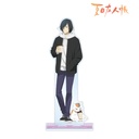 (PO) Natsume Yujincho Original Illustration Matoba Seiji & Nyanko-sensei Winter Outfit Ver. Big Acrylic Stand Image_2