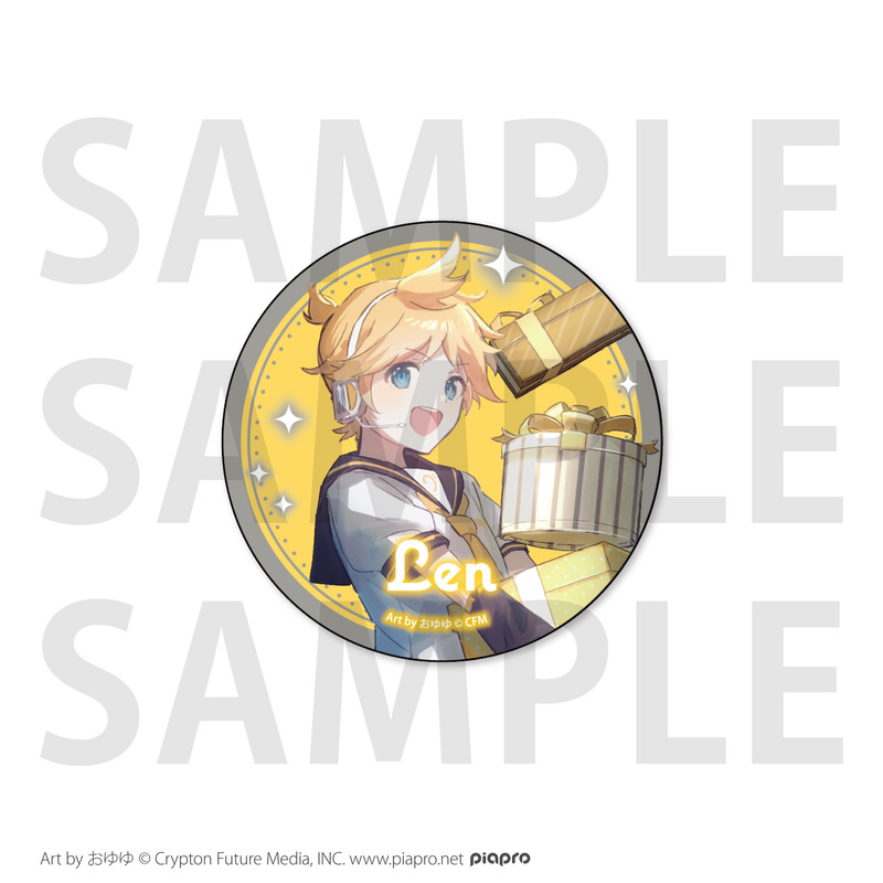 (PO) Hatsune Miku Happy 16th Birthday -Dear Creators- Surprise Party Can Badge Kagamine Len Image_1