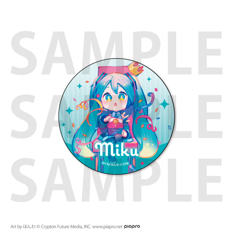 (PO) Hatsune Miku Happy 16th Birthday -Dear Creators- Surprise Party Mini Character Can Badge Hatsune Miku Image_1