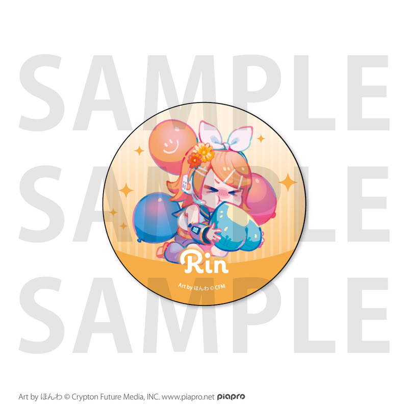 (PO) Hatsune Miku Happy 16th Birthday -Dear Creators- Surprise Party Mini Character Can Badge Kagamine Rin Image_1