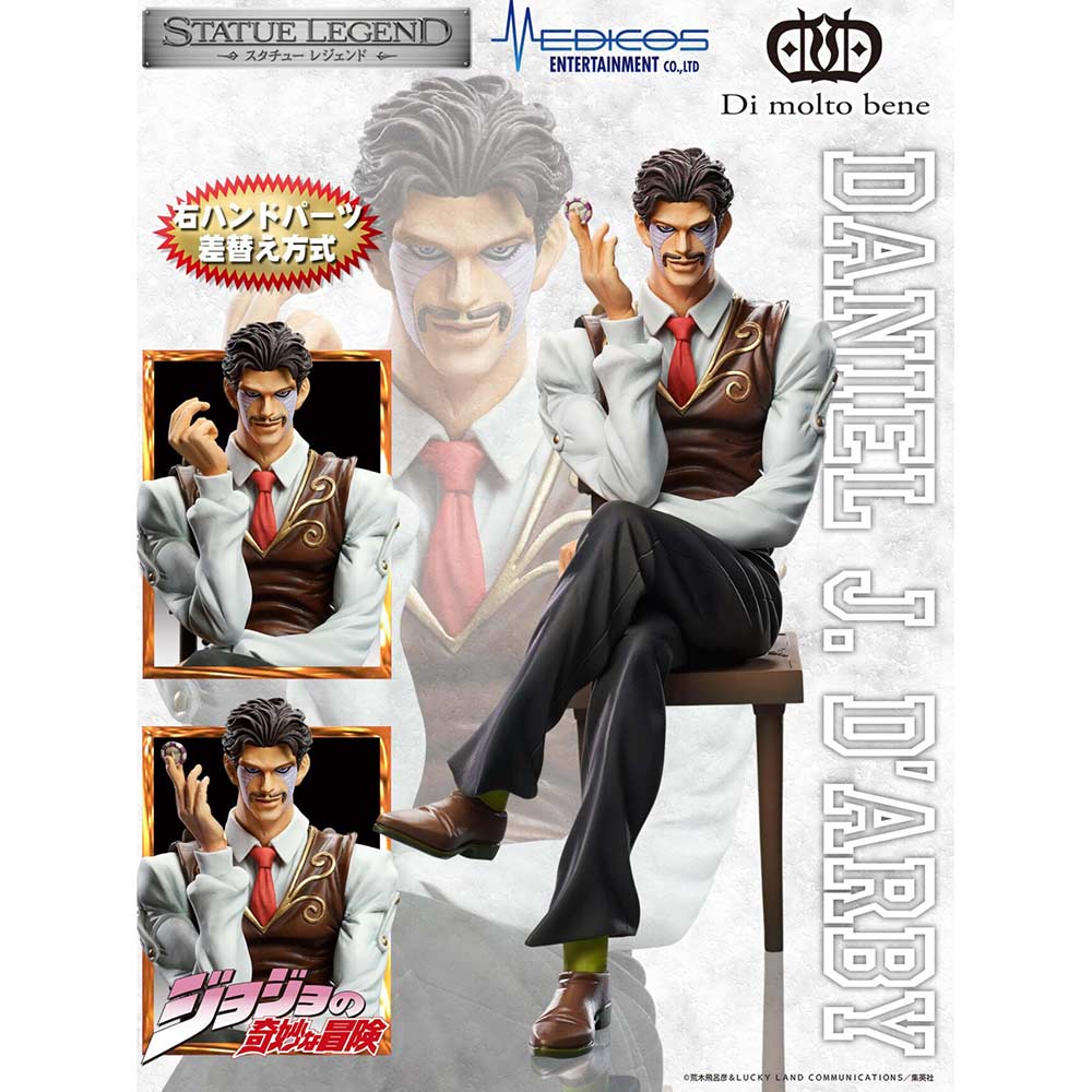 (PO) Statue Legend JoJo's Bizarre Adventure Part III - Daniel J. D'Arby (Re-issue) Image_1