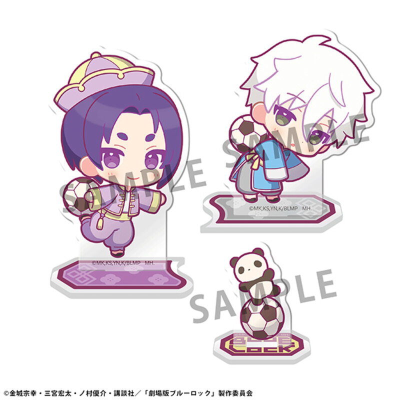 (PO) Acrylic Stand BuddyColle Blue Lock -Episode Nagi- The Movie Panda & Dim Sum Ver. A Nagi Seishiro & Mikage Reo (Panda) Image_1