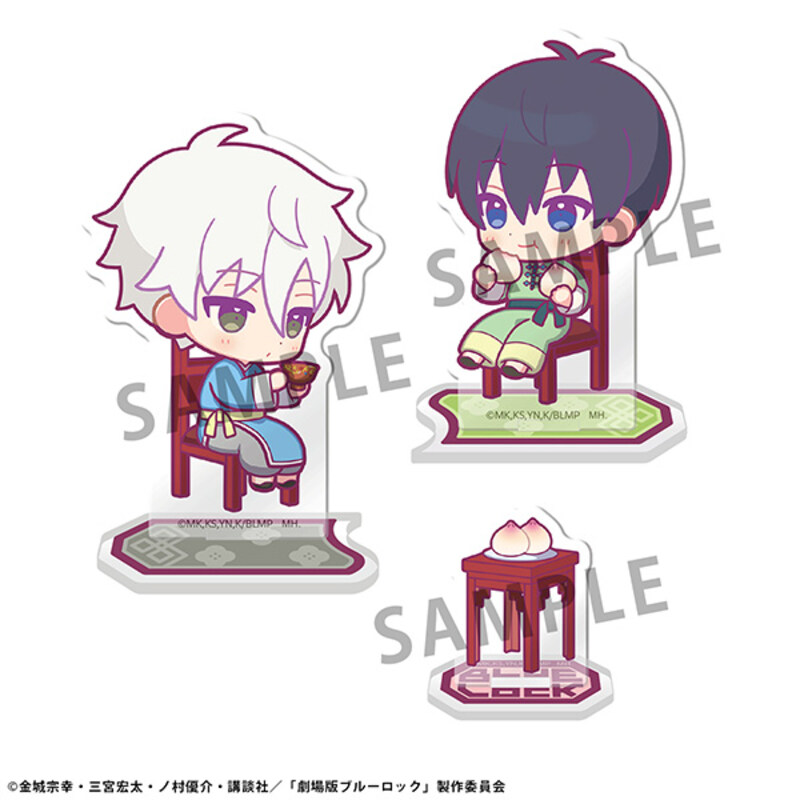 (PO) Acrylic Stand BuddyColle Blue Lock -Episode Nagi- The Movie Panda & Dim Sum Ver. B Isagi Yoichi & Nagi Seishiro Image_1