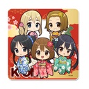 (PO) K-On! Puchichoko Rubber Mat Coaster Kimono Image_1