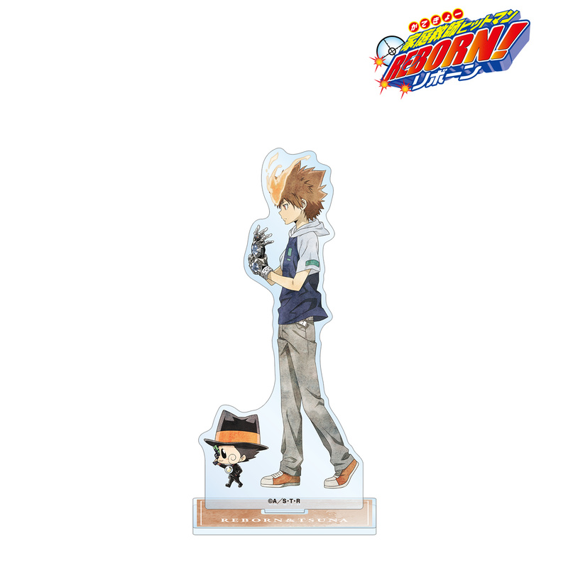 (PO) Reborn! Original Illustration Sawada Tsunayoshi & Reborn Walking Ver. Big Acrylic Stand Image_2