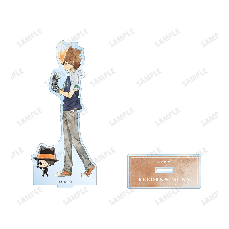 (PO) Reborn! Original Illustration Sawada Tsunayoshi & Reborn Walking Ver. Big Acrylic Stand Image_3