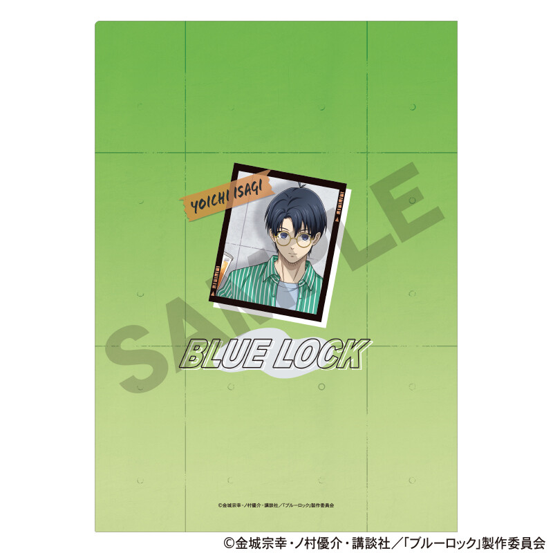 (PO) Blue Lock Single Clear File Isagi Yoichi Holiday Glasses Image_2