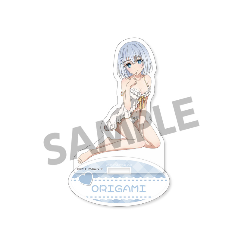 (PO) Date A Live V Original Illustration Acrylic Figure Tobiichi Origami Nightwear Ver. Image_1