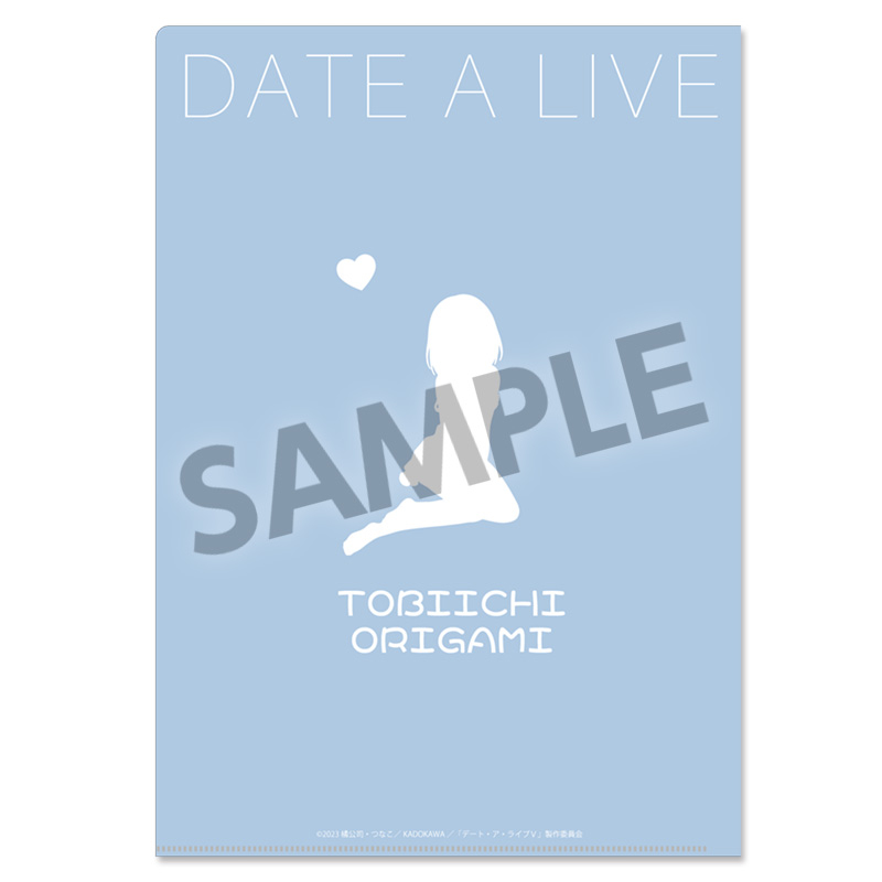 (PO) Date A Live V Original Illustration Clear File Tobiichi Origami Nightwear Ver. Image_3