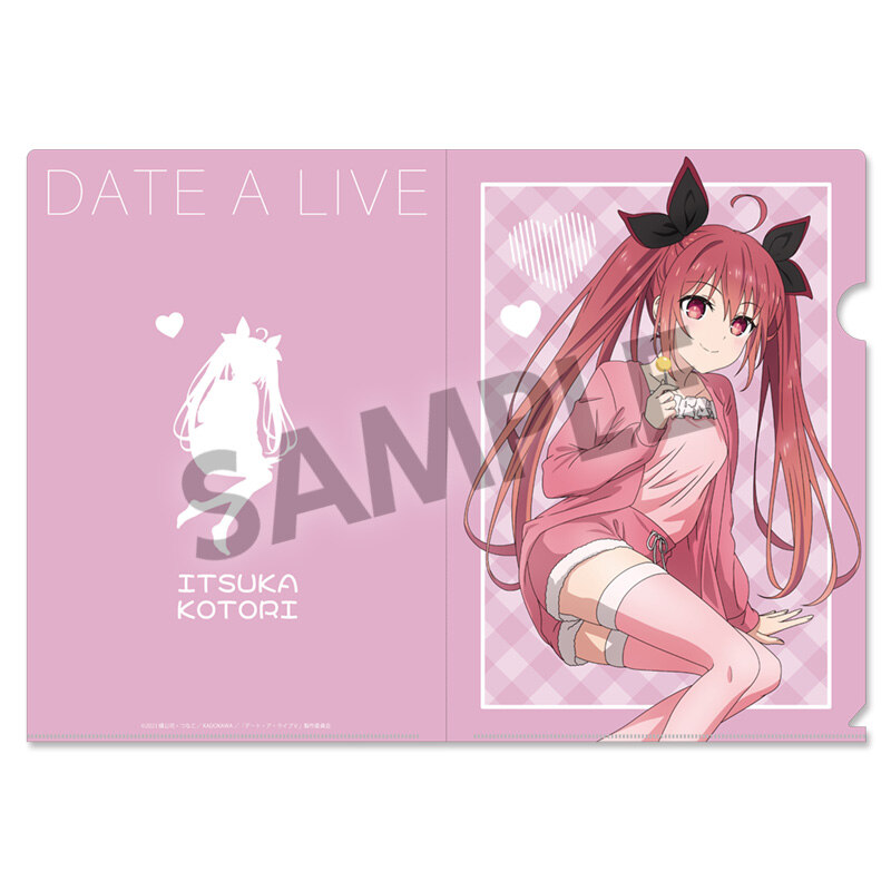 (PO) Date A Live V Original Illustration Clear File Itsuka Kotori Nightwear Ver. Image_1
