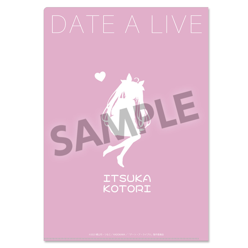 (PO) Date A Live V Original Illustration Clear File Itsuka Kotori Nightwear Ver. Image_3