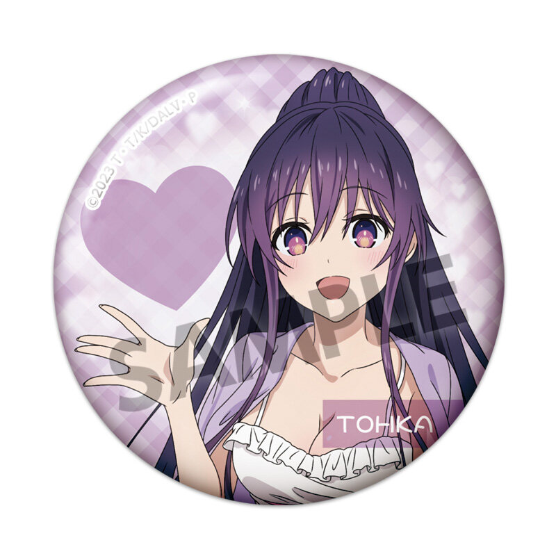 (PO) Date A Live V Original Illustration Trading Can Badge Nightwear Ver. Image_2