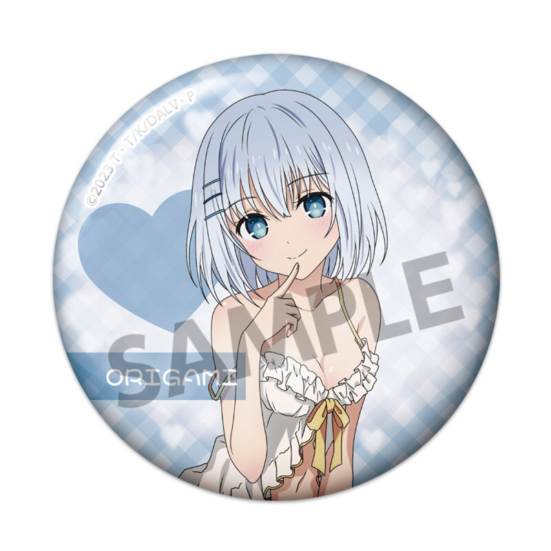 (PO) Date A Live V Original Illustration Trading Can Badge Nightwear Ver. Image_3