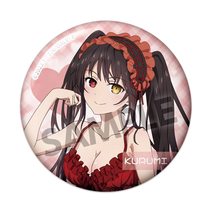 (PO) Date A Live V Original Illustration Trading Can Badge Nightwear Ver. Image_6