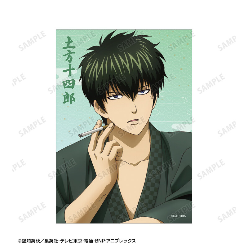 (PO) Gintama Original Illustration Hijikata Toushirou Start of the Day Ver. Bromide 3 Set Image_4