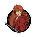 (PO) Rurouni Kenshin: Meiji Swordsman Romantic Story Himura Kenshin Mini Sticker Image_1