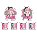 (PO) Bocchi the Rock! Original Illustration Gotoh Hitori Mini Sticker Set Street Fashion Ver. Image_1