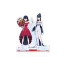 (PO) Kill la Kill Original Illustration Matoi Ryuko & Kiryuin Satsuki 10th Anniversary Dress-up Ver. Big Acrylic Stand with Parts Image_1