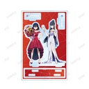 (PO) Kill la Kill Original Illustration Matoi Ryuko & Kiryuin Satsuki 10th Anniversary Dress-up Ver. Big Acrylic Stand with Parts Image_3