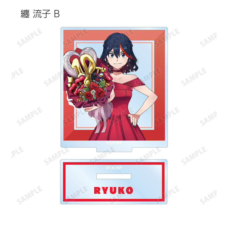 (PO) Kill la Kill Original Illustration 10th Anniversary Dress-up Ver. Trading Acrylic Stand [BOX] Image_6