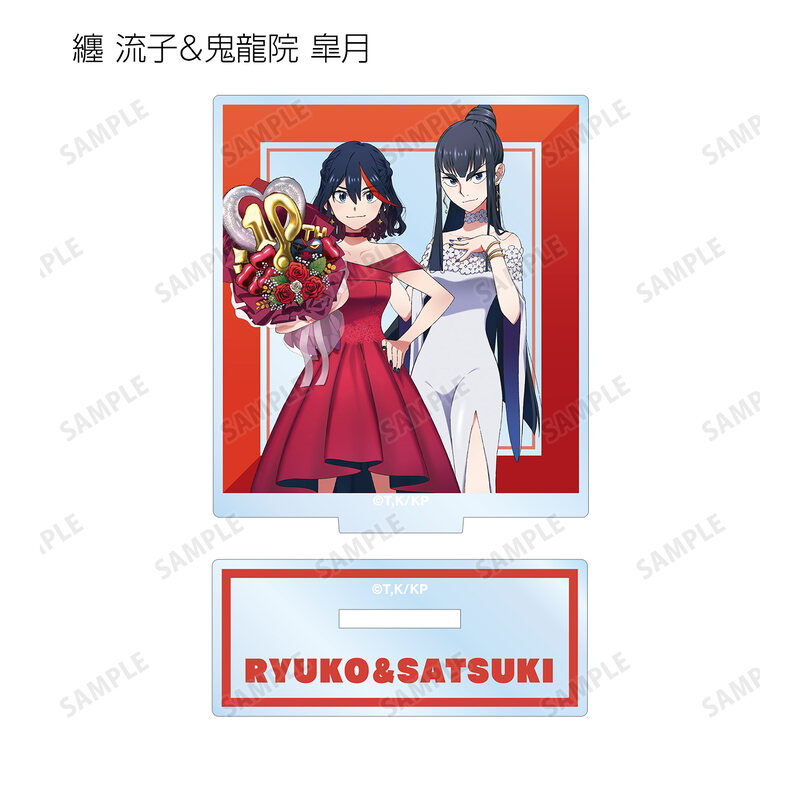 (PO) Kill la Kill Original Illustration 10th Anniversary Dress-up Ver. Trading Acrylic Stand [BOX] Image_9