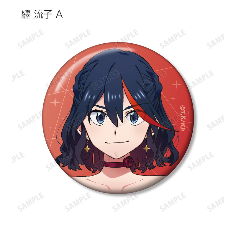 (PO) Kill la Kill Original Illustration 10th Anniversary Dress-up Ver. Trading Can Badge [BOX] Image_3