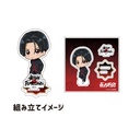 (PO) Acrylic Stand Plate BUCCHIGIRI?! 01 Tomoshibi Arajin (Mini Character Illustration) Image_1