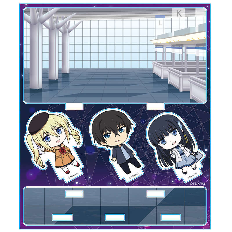 (PO) The Irregular at Magic High School: Visitor Arc Acrylic Diorama B Tatsuya & Miyuki & Angelina Image_2