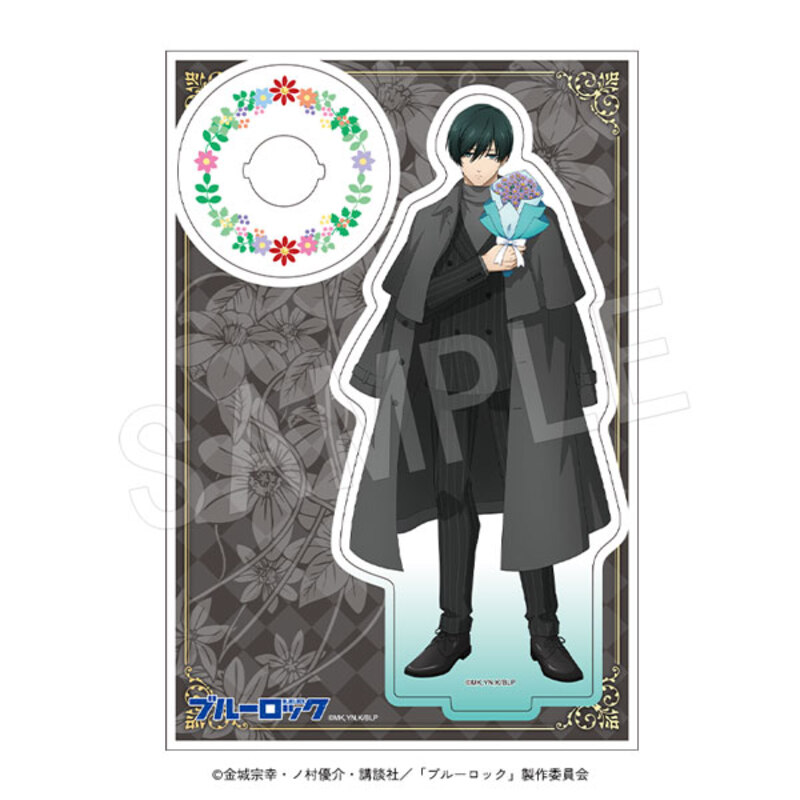 (PO) Blue Lock Acrylic Stand Birthday Flower Ver. Itoshi Rin Image_1